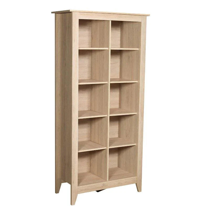 Librero Essential, Rovere, con cinco entrepaños dobles