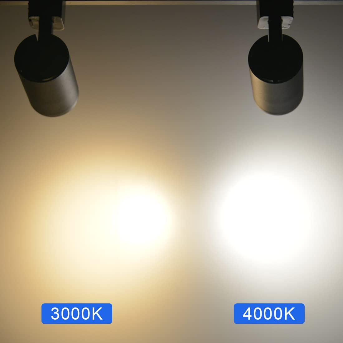PACK RIEL MONOFASICO 1 METRO + 3 FOCO LED 10W LUZ CALIDA O NEUTRA