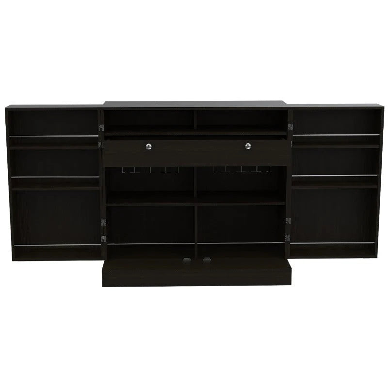 Bar Normandia, Wengue y Negro, de dos puertas batientes y múltiples entrepaños