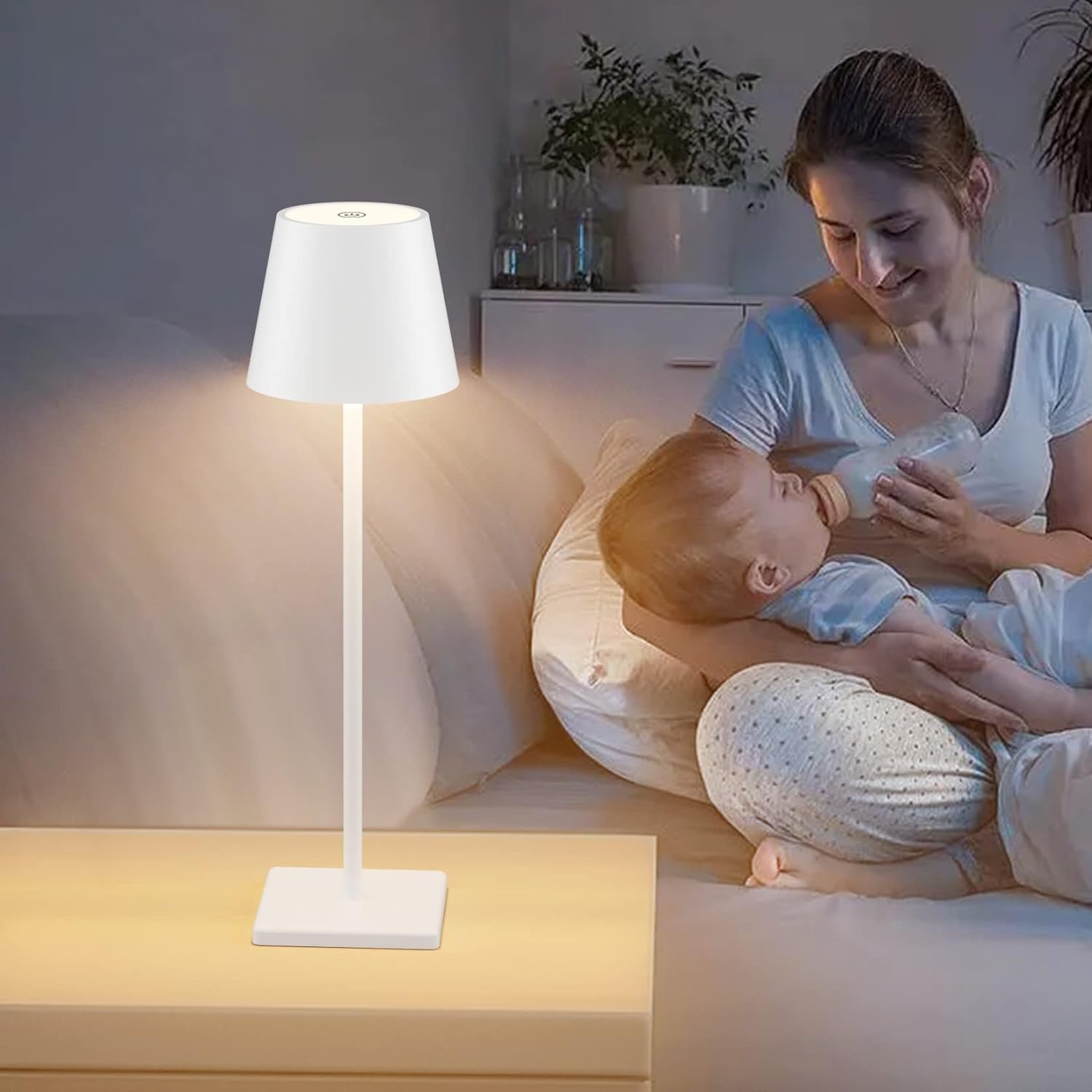 Lámpara Led Touch Recargable Blanco