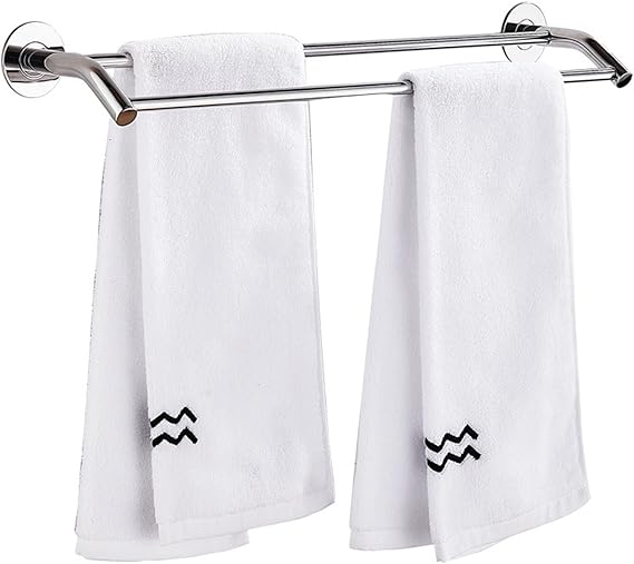 Porta Toalla Toallero Doble Barra 60 Cm