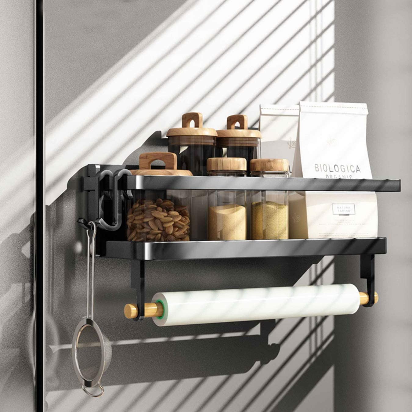 Estante Repisa Organizador Magnetico Nevera Cocina 1 Nivel