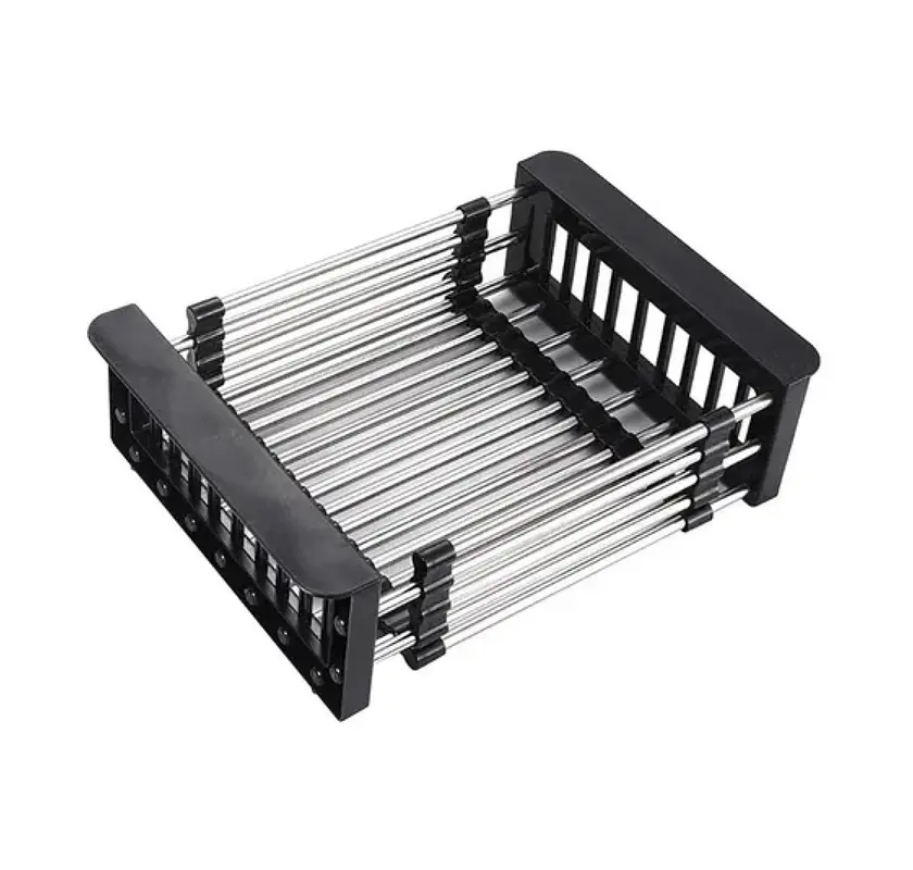 Escurridor De Platos Ajustable Para Cocina NEGRO