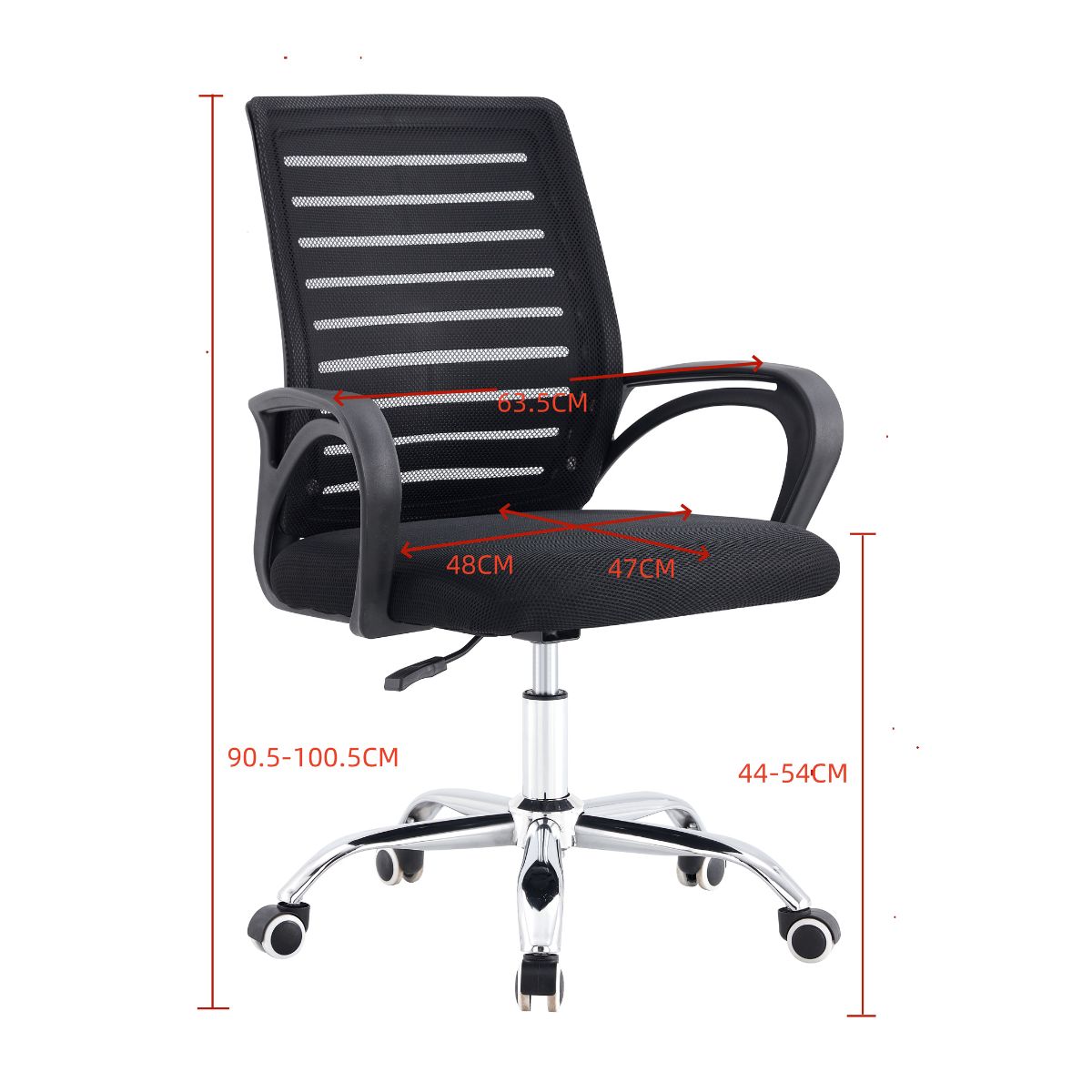 Silla De Oficina Ejecutiva Budapest Ergonómica Color Negro BM-807