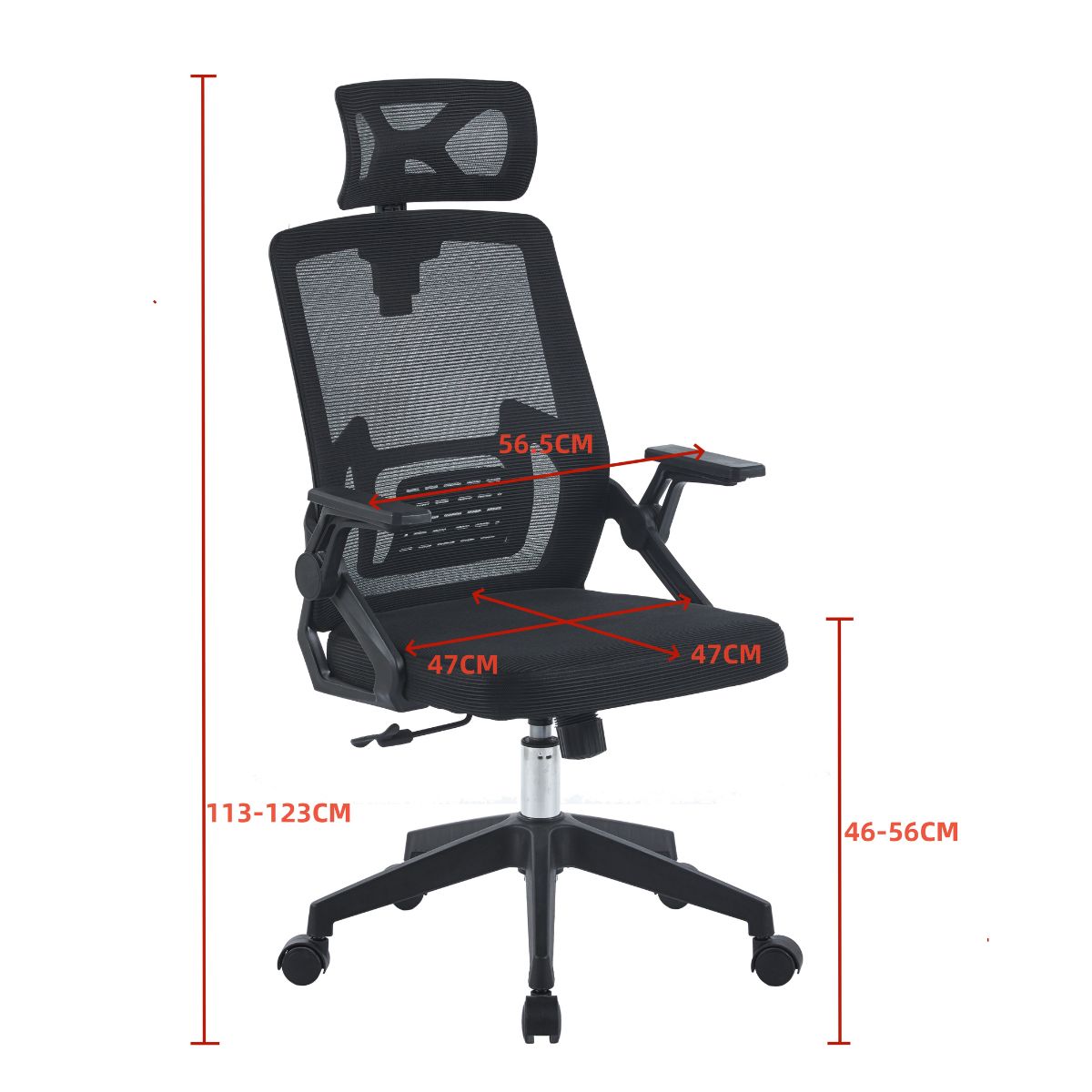 Silla De Oficina Ejecutiva Manchester Ergonómica Color Negro BM-809