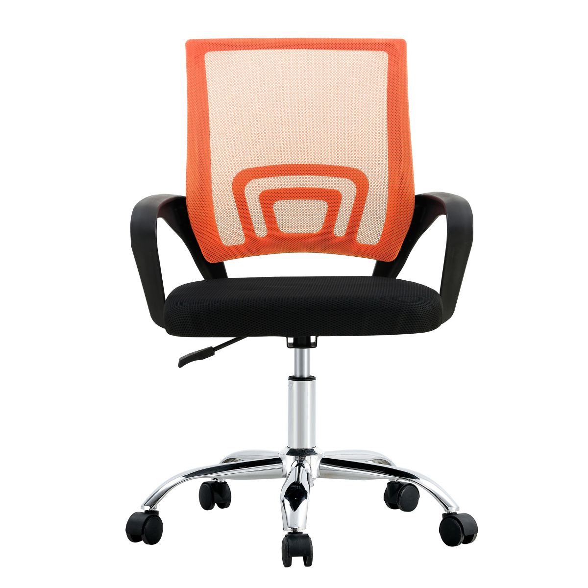 Silla De Oficina Ejecutiva Nueva York Ergonómica Respaldo Malla Naranja BM-520MO