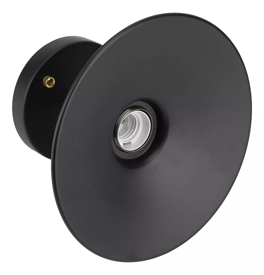Aplique Techo Modelo CALI Metálico Negro Dorado