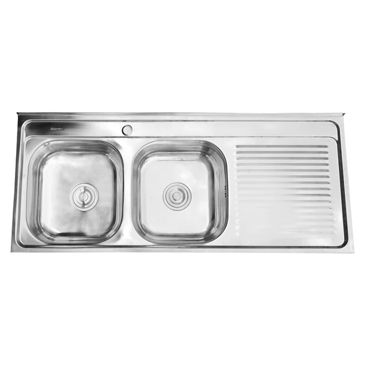 Lavaplatos Sobreponer con Desagüe 120x50 Cm Secador Derecho