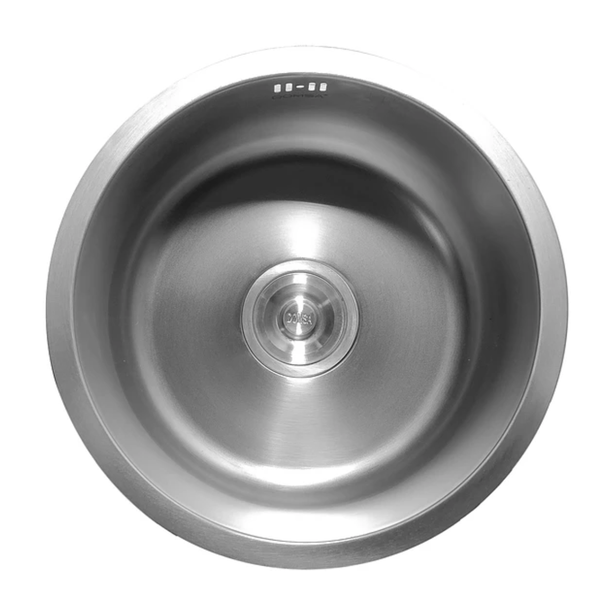Lavaplatos Redondo 40x20 Cm Plata