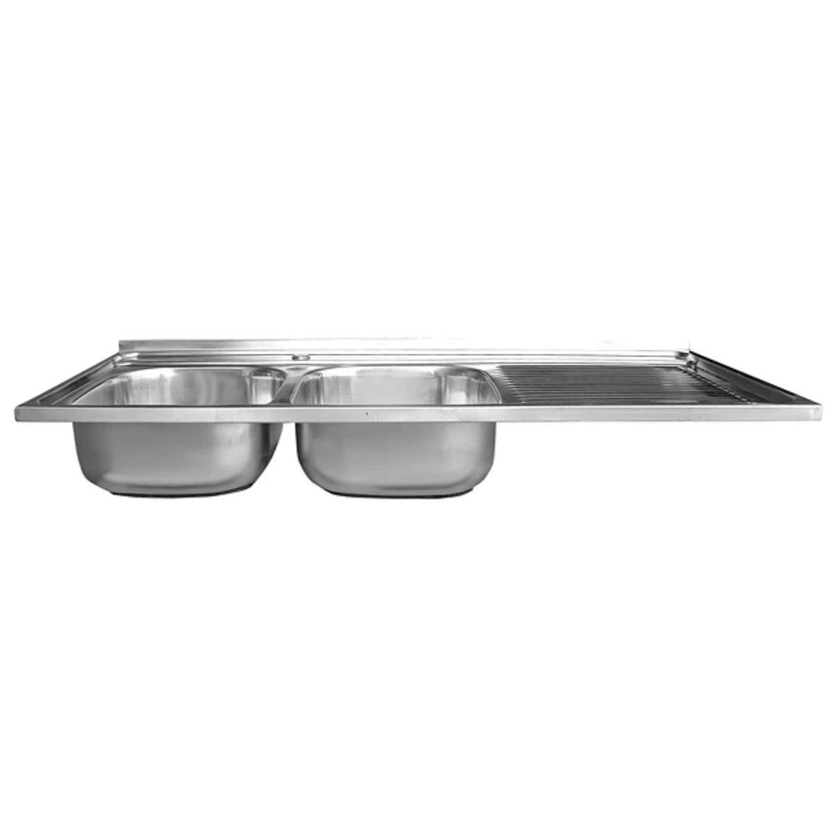 Lavaplatos Sobreponer con Desagüe 120x50 Cm Secador Derecho