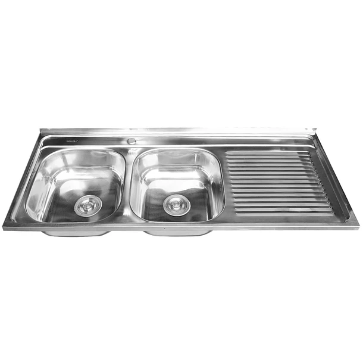 Lavaplatos Sobreponer con Desagüe 120x50 Cm Secador Derecho