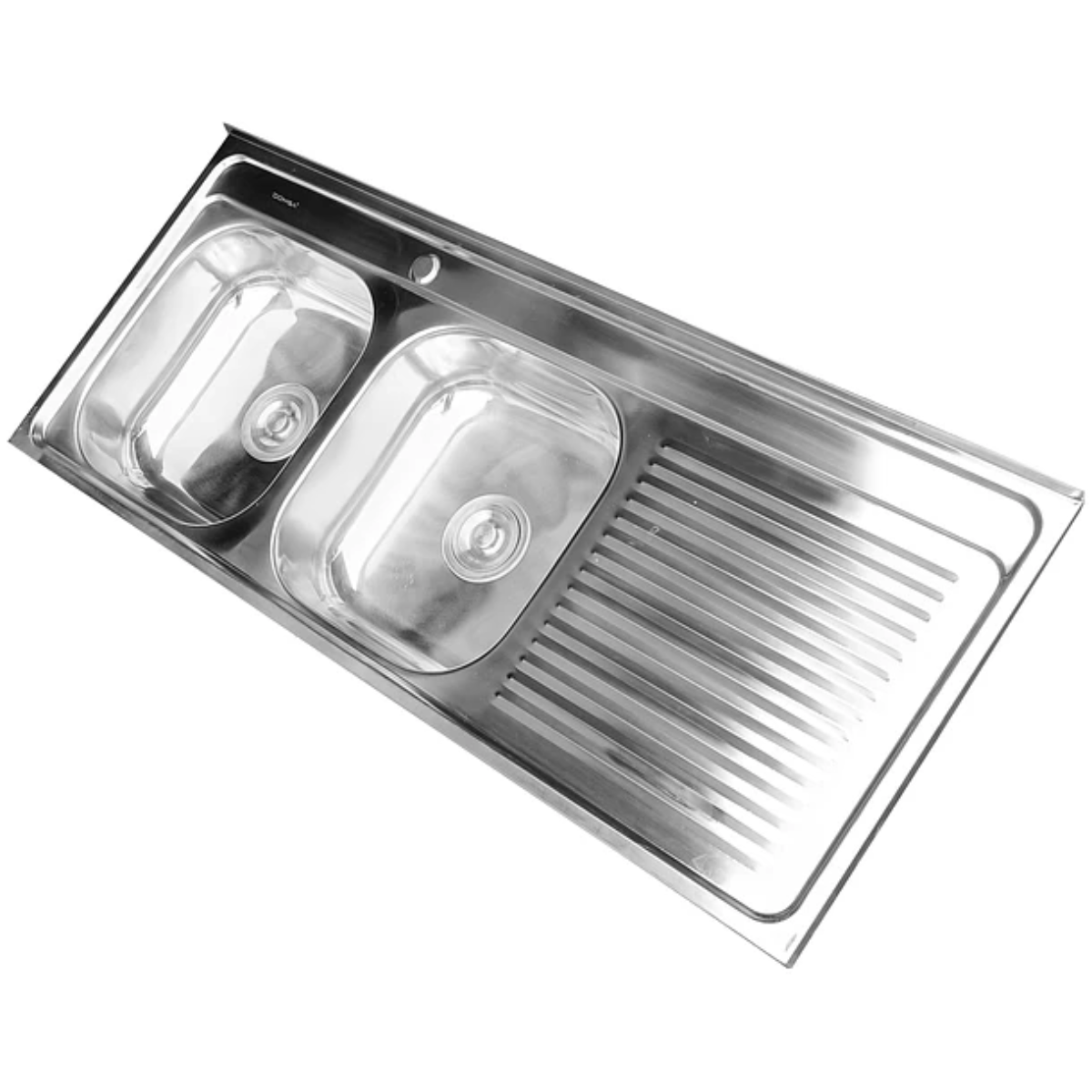 Lavaplatos Sobreponer con Desagüe 120x50 Cm Secador Derecho
