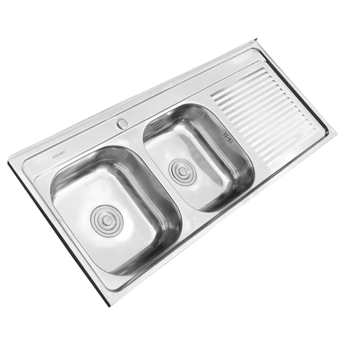 Lavaplatos Sobreponer con Desagüe 120x50 Cm Secador Derecho