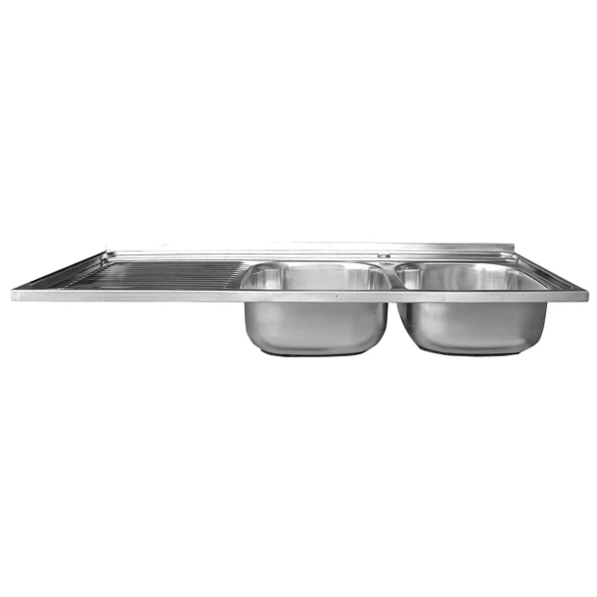 Lavaplatos Sobreponer con Desagüe 120x50 Cm Secador Izquierdo
