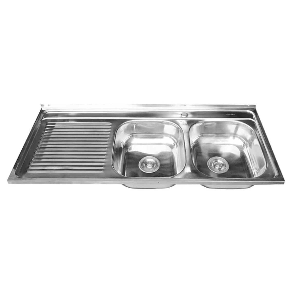 Lavaplatos Sobreponer con Desagüe 120x50 Cm Secador Izquierdo
