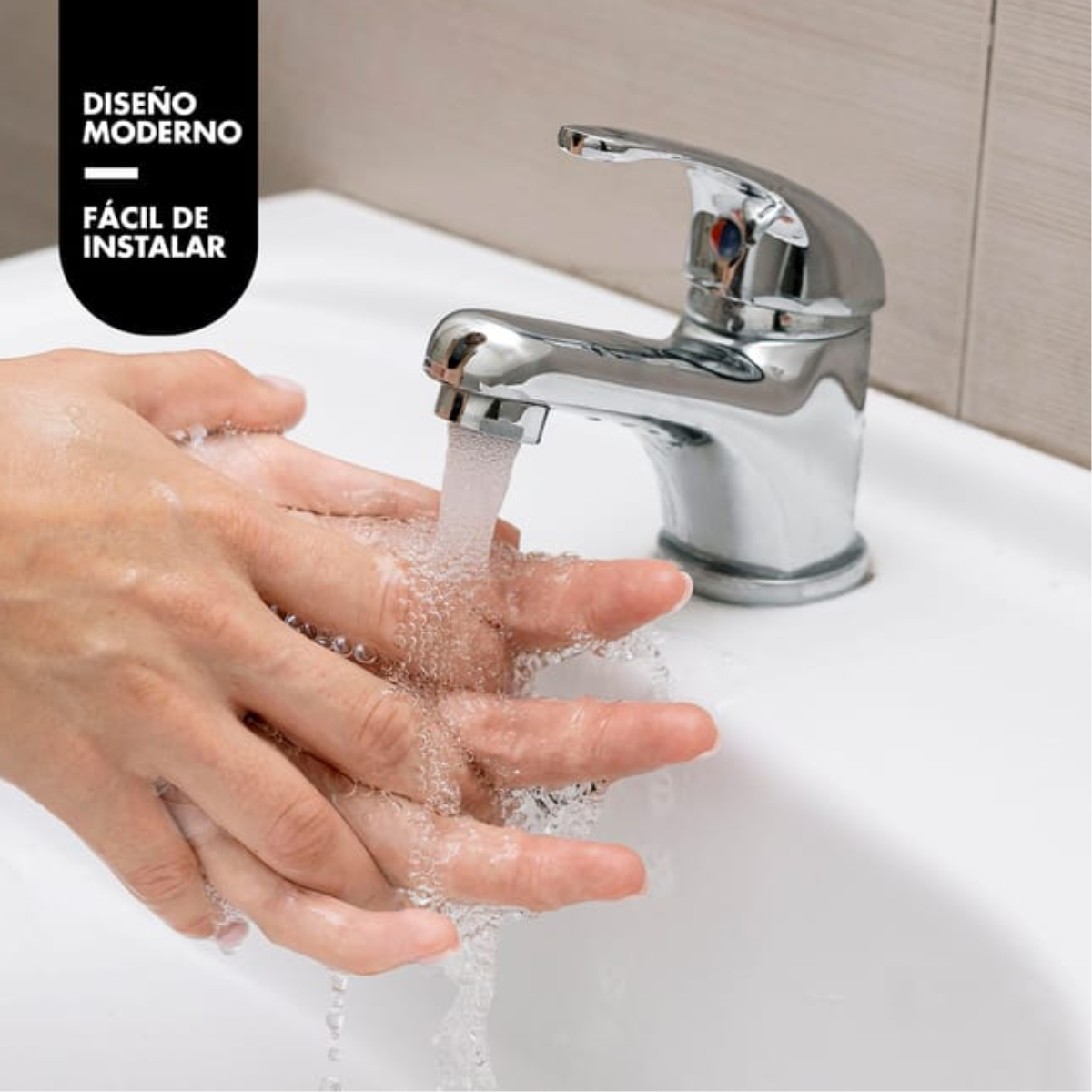 Griferia de Baño Domeica Taumm Plata