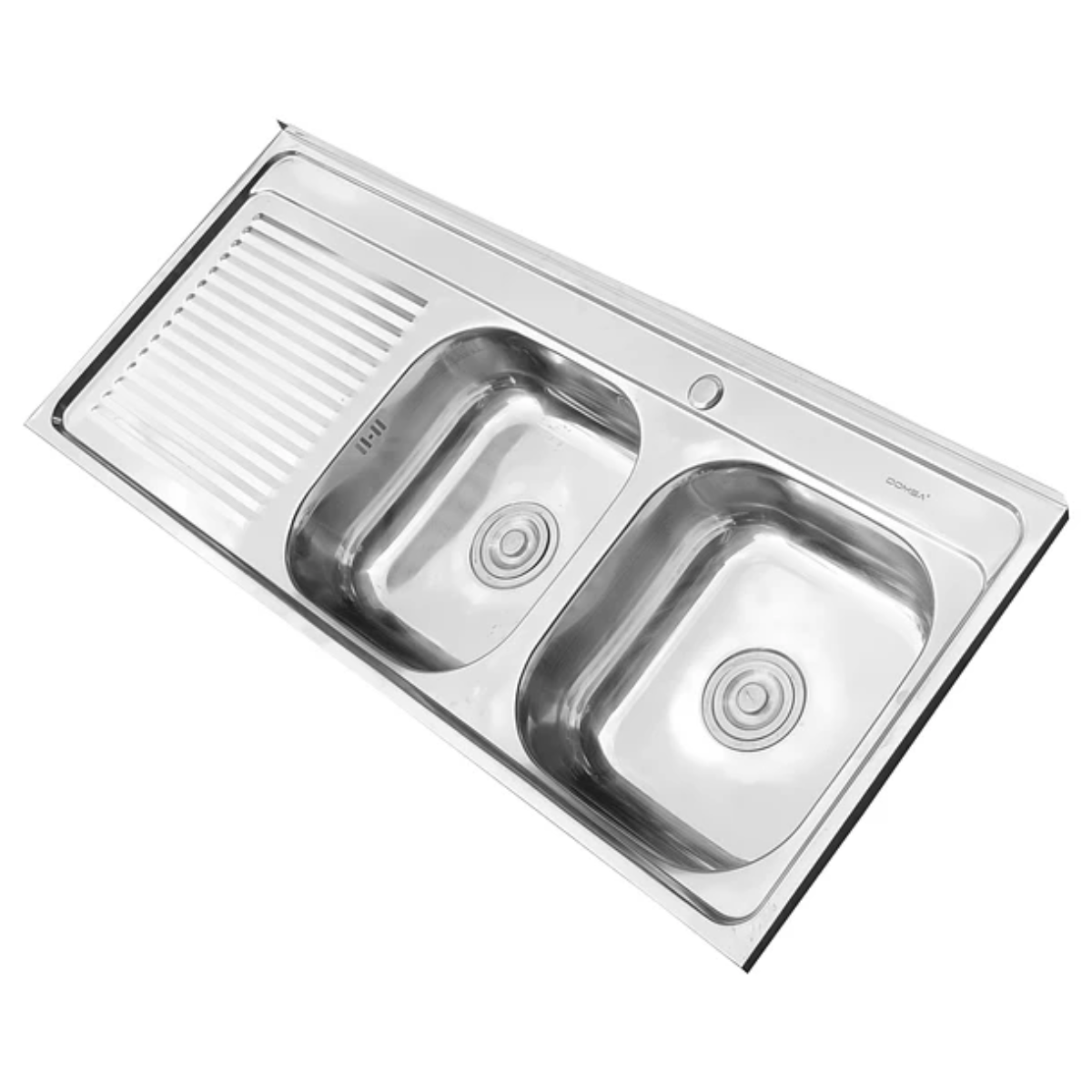 Lavaplatos Sobreponer con Desagüe 120x50 Cm Secador Izquierdo