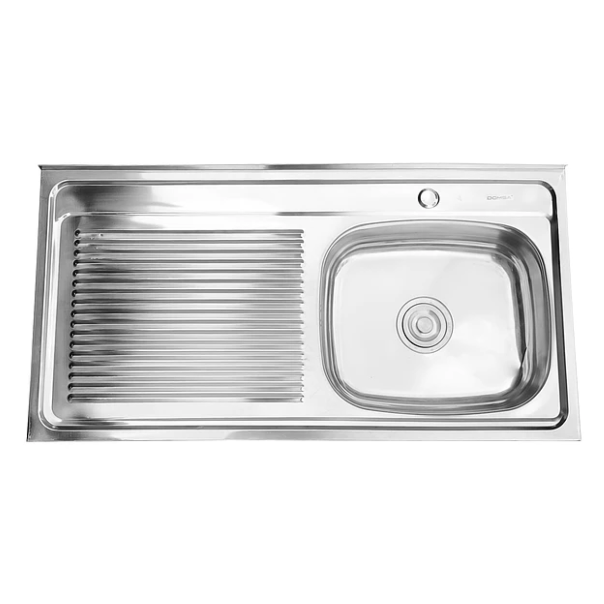 Lavaplatos Sobreponer con Desagüe 100x50 Cm Secador Izquierdo