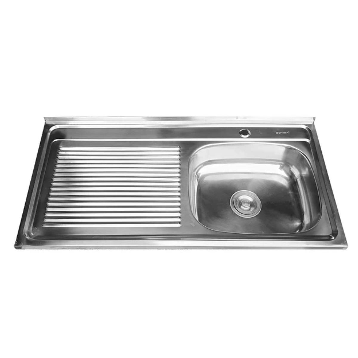 Lavaplatos Sobreponer con Desagüe 100x50 Cm Secador Izquierdo