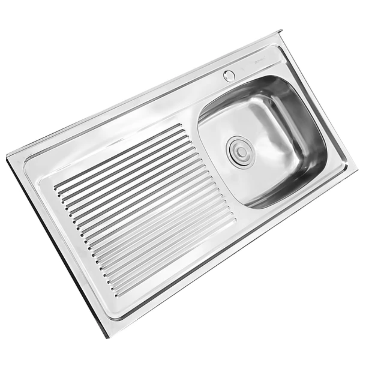 Lavaplatos Sobreponer con Desagüe 100x50 Cm Secador Izquierdo
