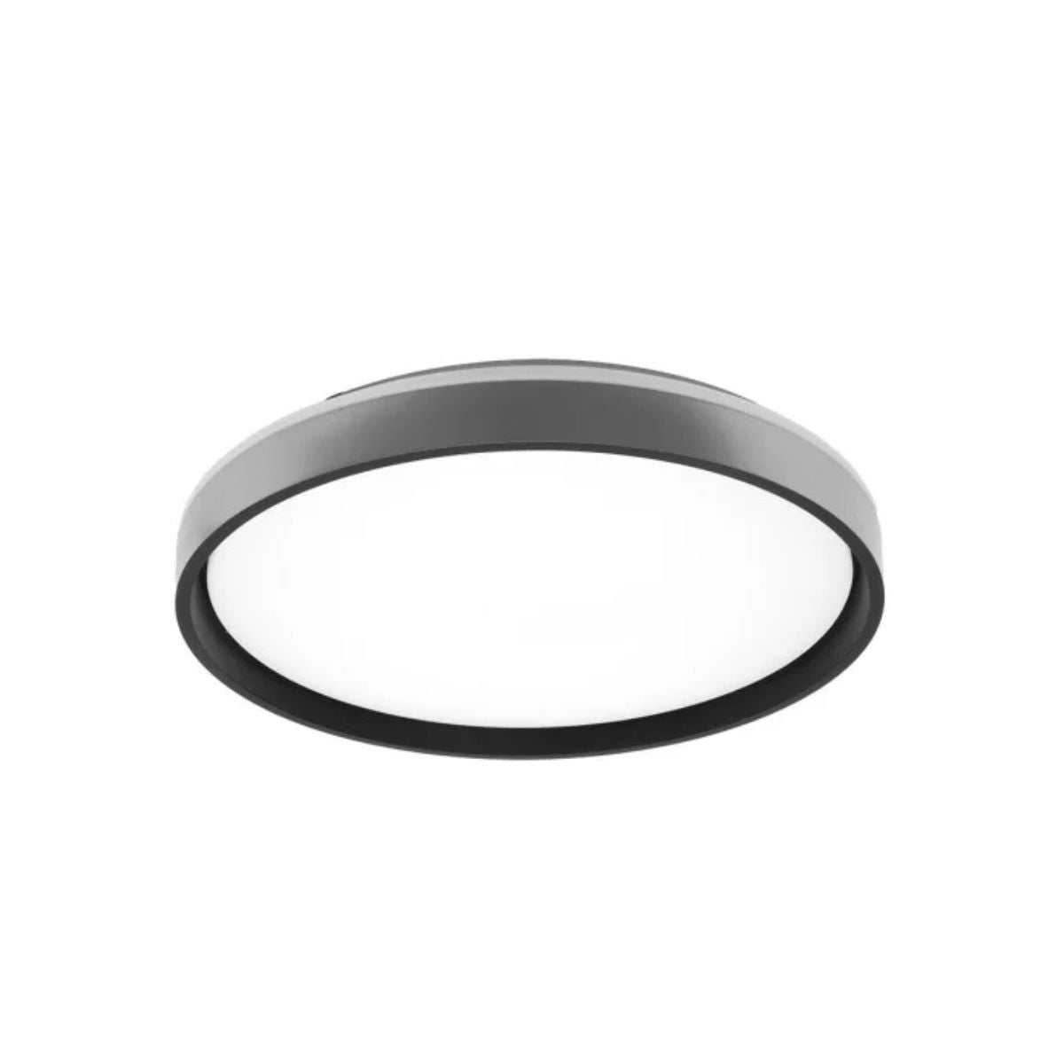 Lampara Led Sobrepuesta 42+42w Negra Aste 3000k-4000k-6000k
