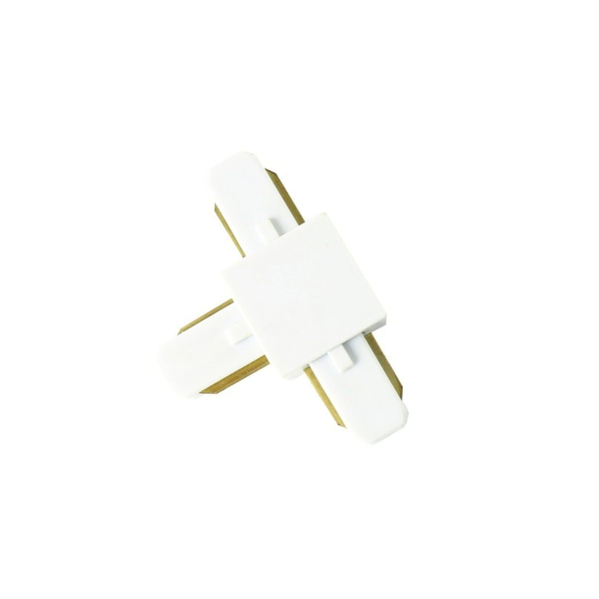 Conector Blanco Modelo T Para Riel Monofasico
