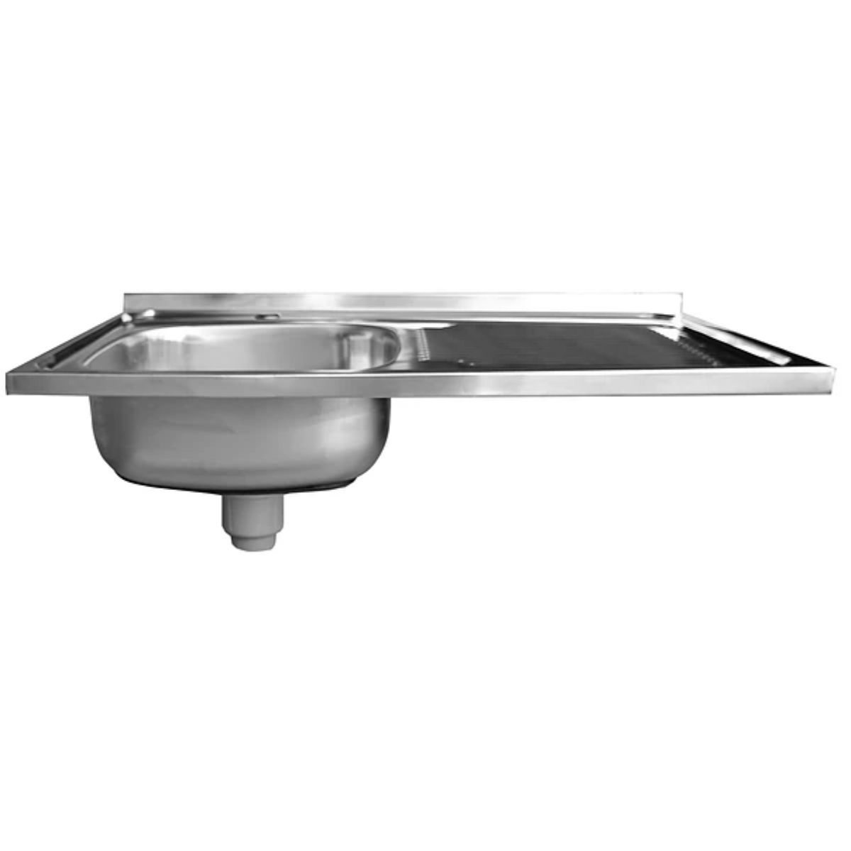 Lavaplatos Sobreponer con Desagüe 80x50 Cm Secador Derecho