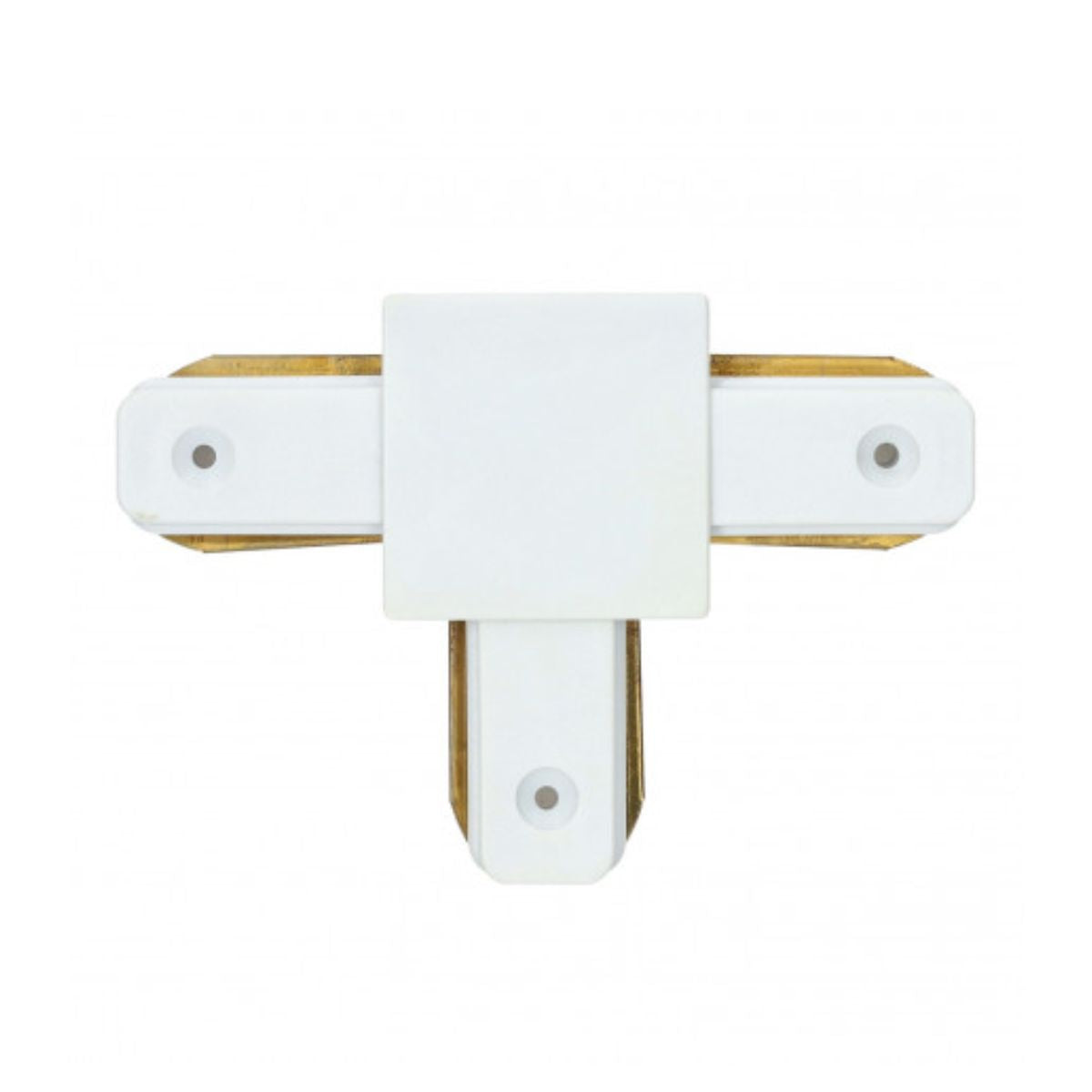 Conector Blanco Modelo T Para Riel Monofasico