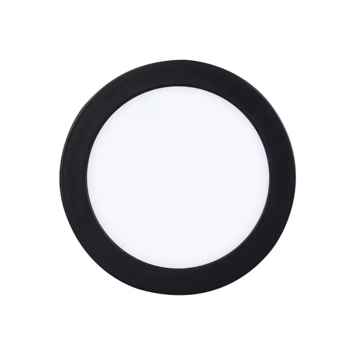 Foco Led Sobrepuesto Redondo Negro 18w Calido 3000k