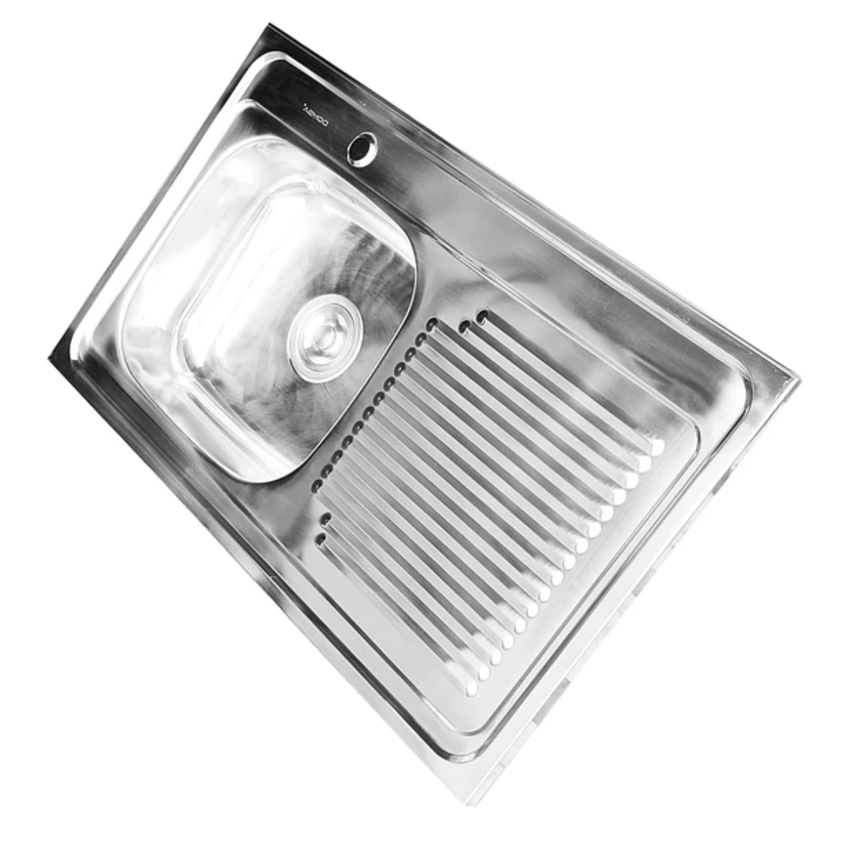 Lavaplatos Sobreponer con Desagüe 80x50 Cm Secador Derecho