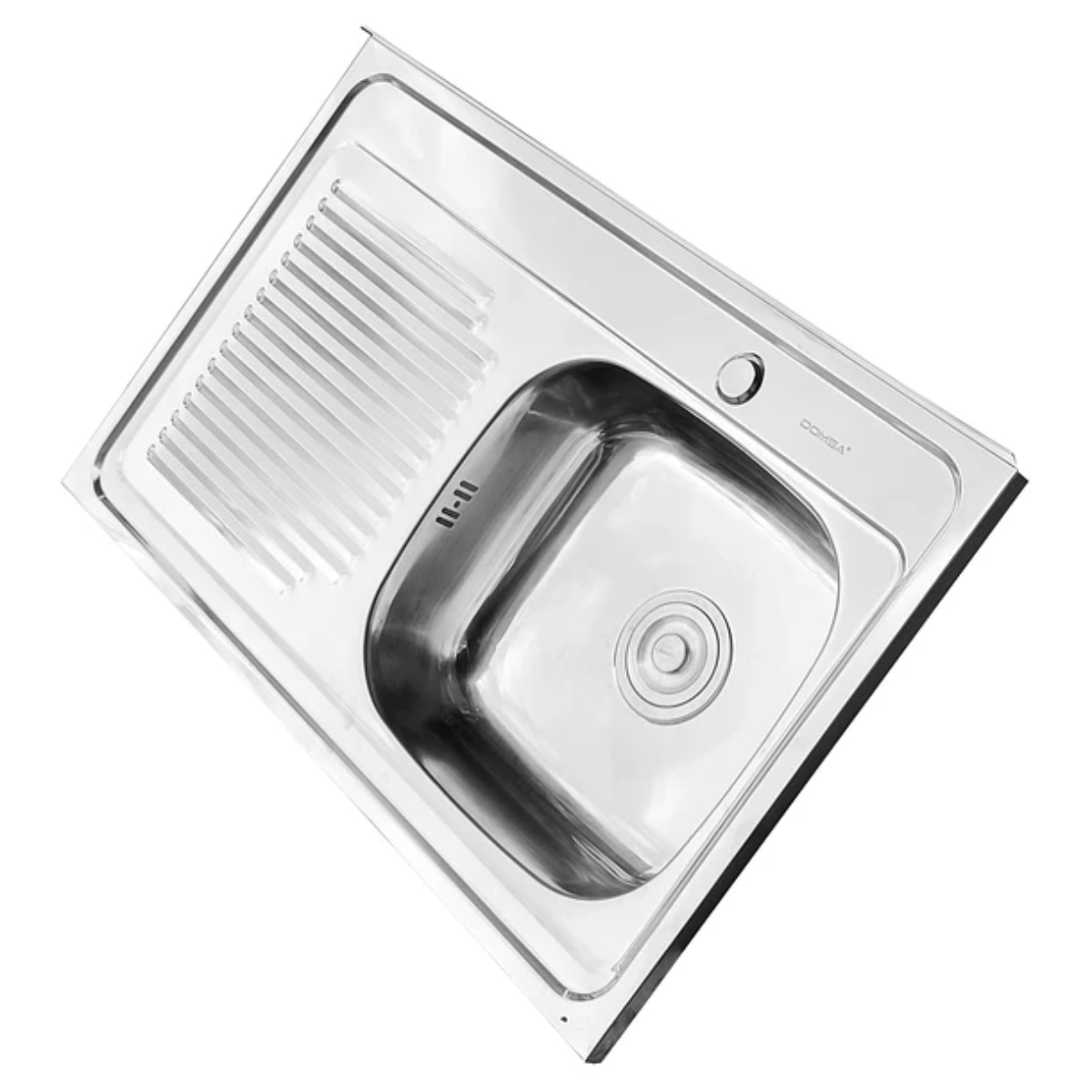 Lavaplatos Sobreponer con Desagüe 80x50 Cm Secador Izquierdo