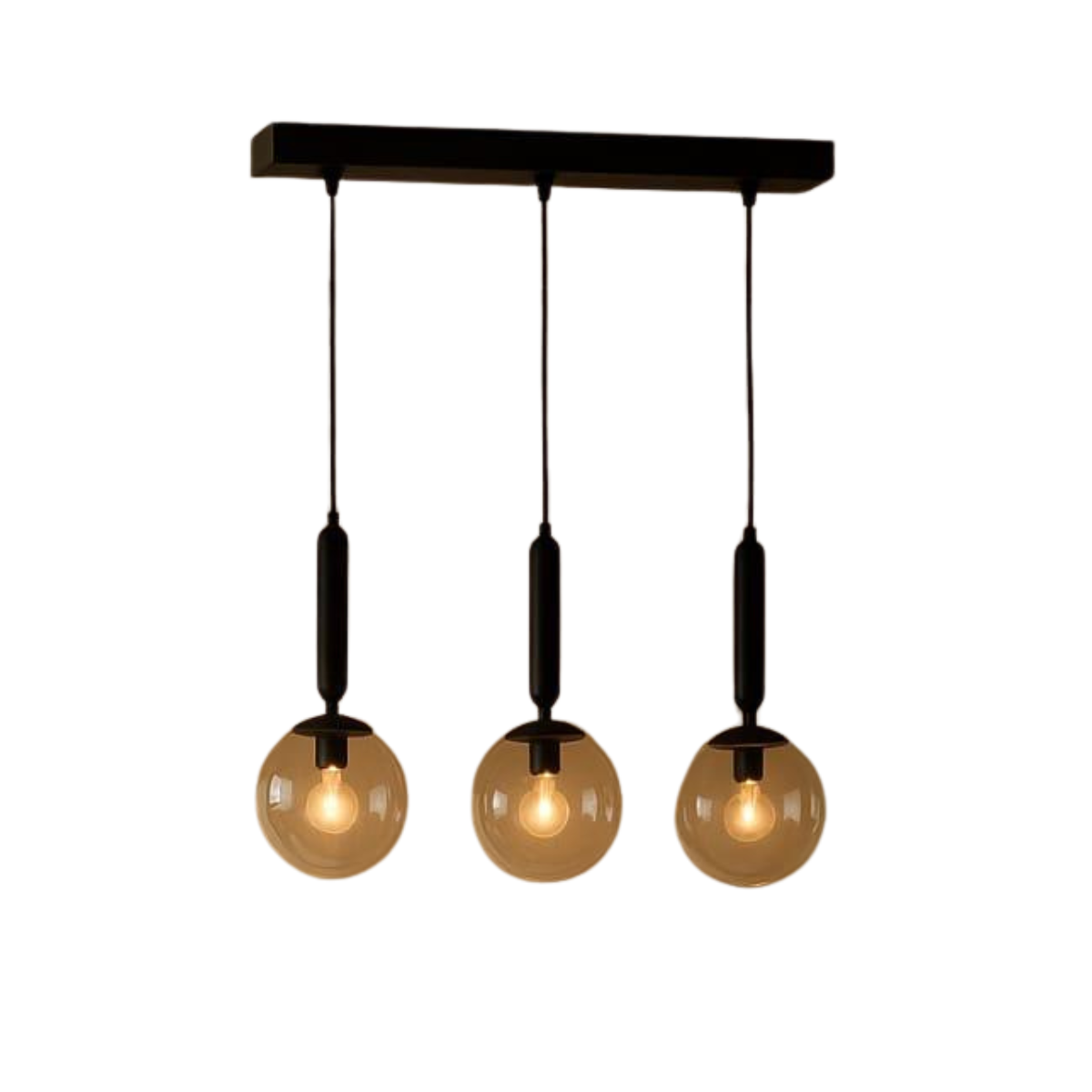 Lampara Odele Triple Negro