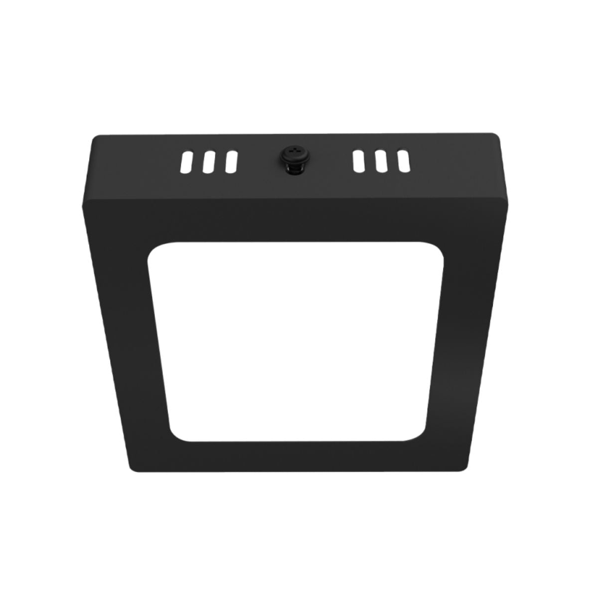 Foco Led Sobrepuesto Cuadrado Negro 18w Frio 6500k