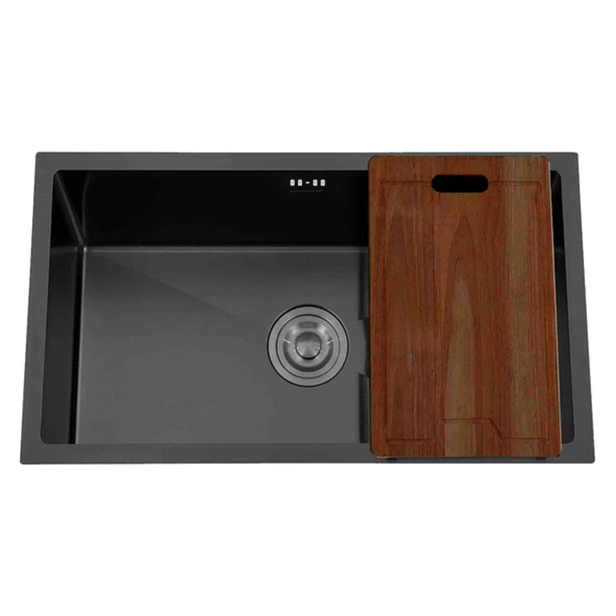 Lavaplatos Deluxe Bajo Cubierta 75x46 Cm Plomo Incluye Accesorios