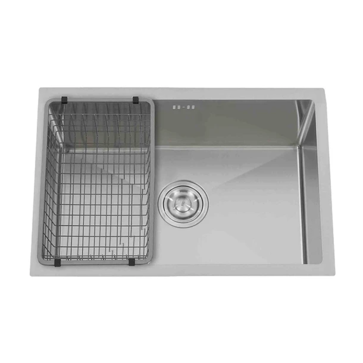 Lavaplatos Deluxe Plata Bajo Cubierta 60x46 Cm Incluye Accesorios