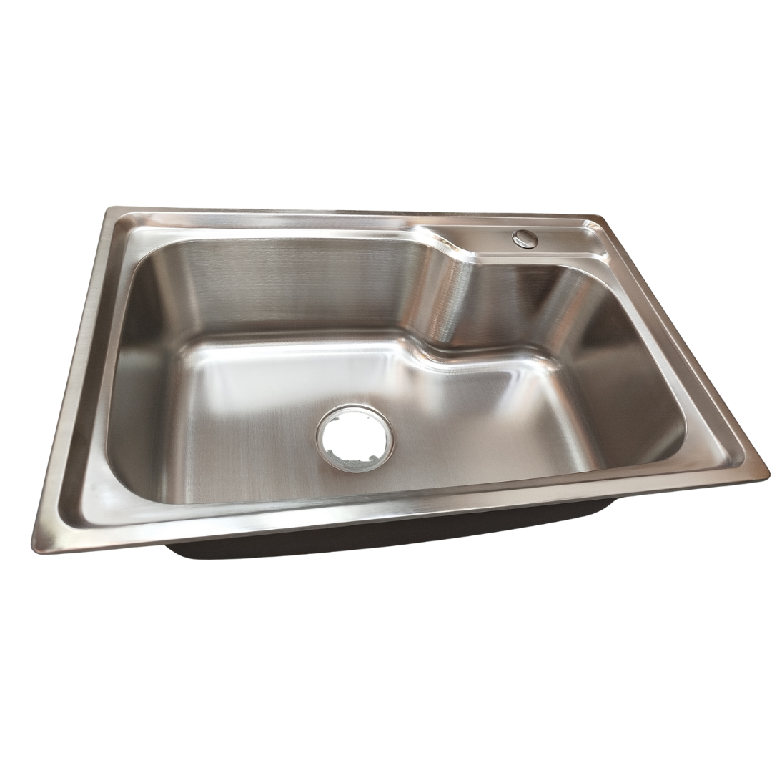 Lavaplatos 68x45 cm Empotrar Sobrecubierta