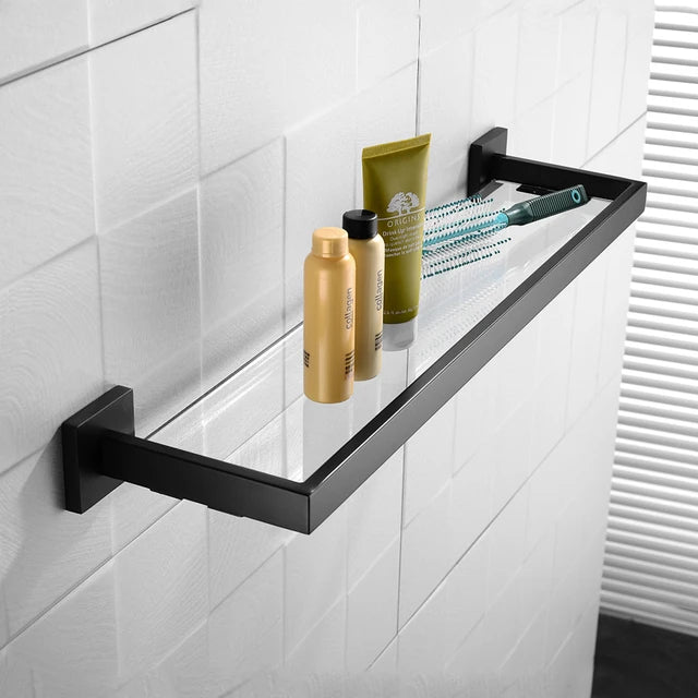 Repisa de Baño Moderna Color Grafito 40 Cm