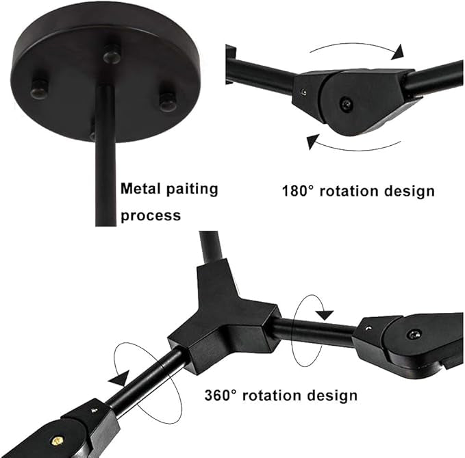 Lampara Ambar-5 Negro