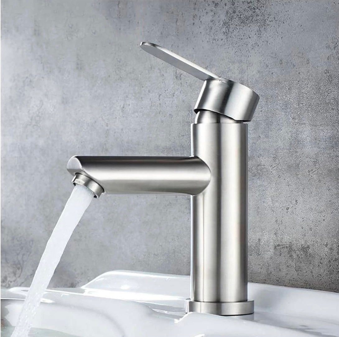 Griferia de Baño Modern Inox Taumm Plata