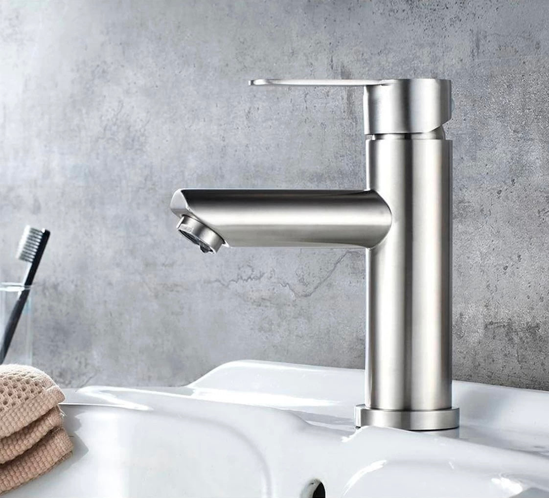 Griferia de Baño Modern Inox Taumm Plata