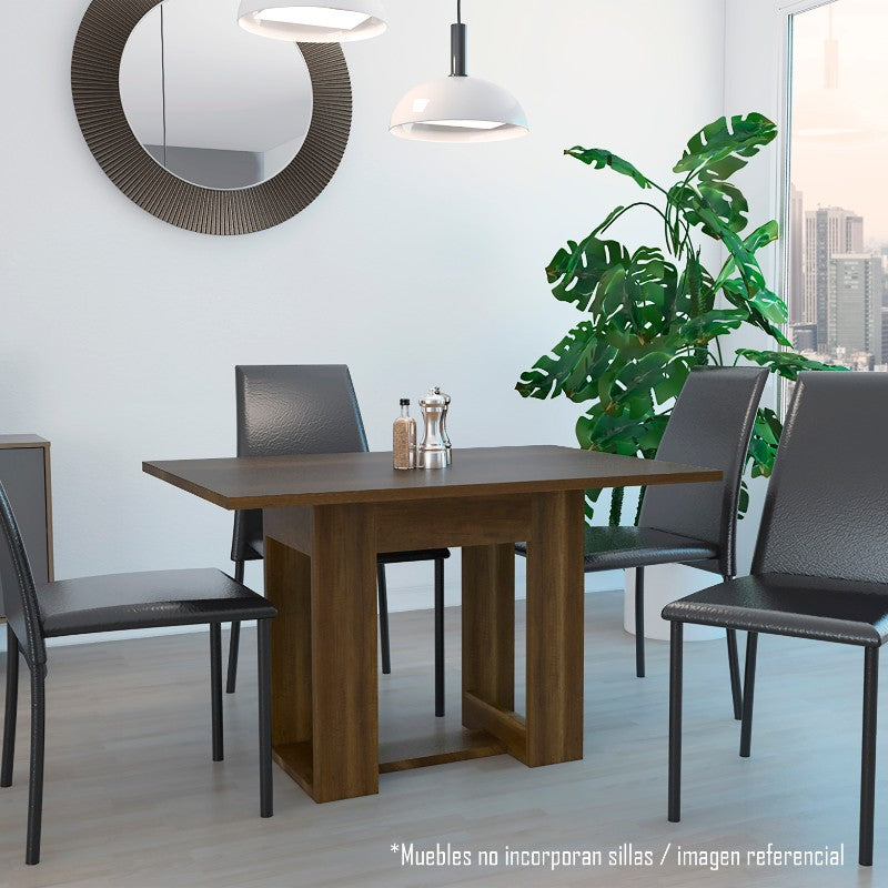 Mesa de Comedor Volterra, Caramelo, con amplia superficie 120
