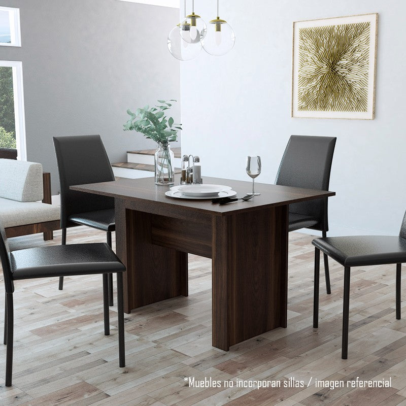 Mesa de Comedor Classic, Habano, para cuatro puestos 120