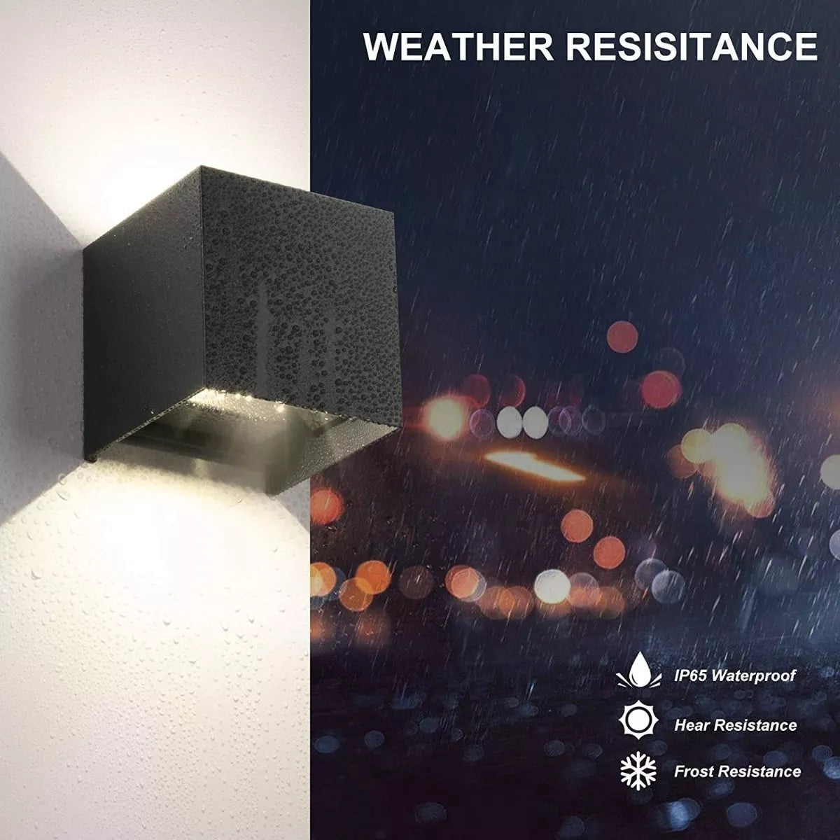 Aplique Exterior Led 2x3W con ángulo ajustable 120° MODELO: ANTON