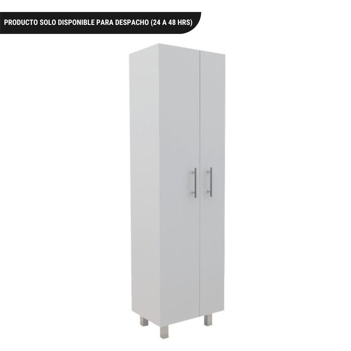 Organizador de baño Nala, Blanco Marquez, de dos puertas batientes y múltiples entrepaños