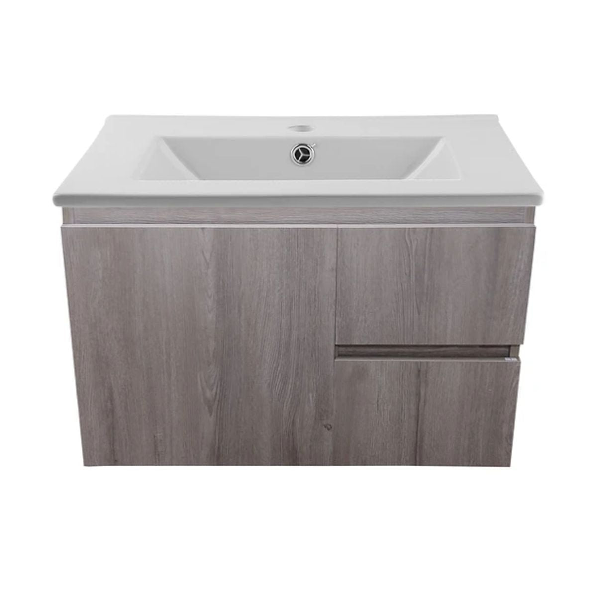 Kit Mueble Vanitorio a muro Space Nogal Claro 81x48x37cm