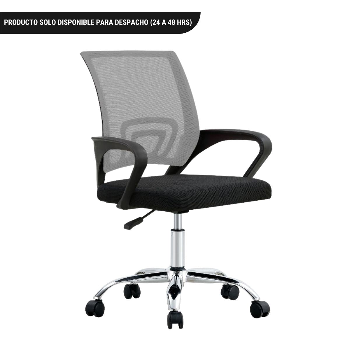 Silla De Oficina Ejecutiva Nueva York Ergonómica Respaldo Malla Gris BM-520MG