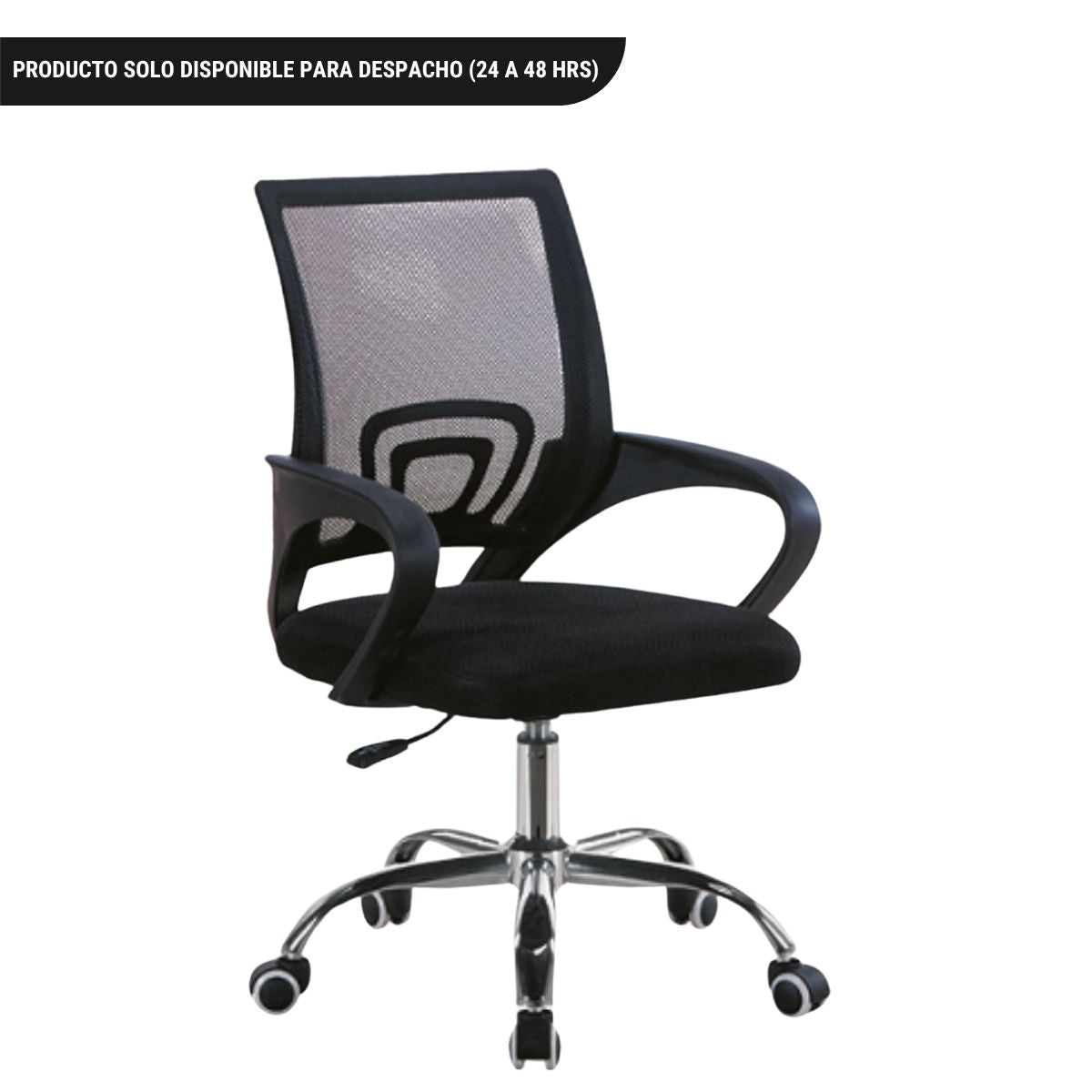 Silla De Oficina Ejecutiva Nueva York Ergonómica Respaldo Malla Negra BM-520MN