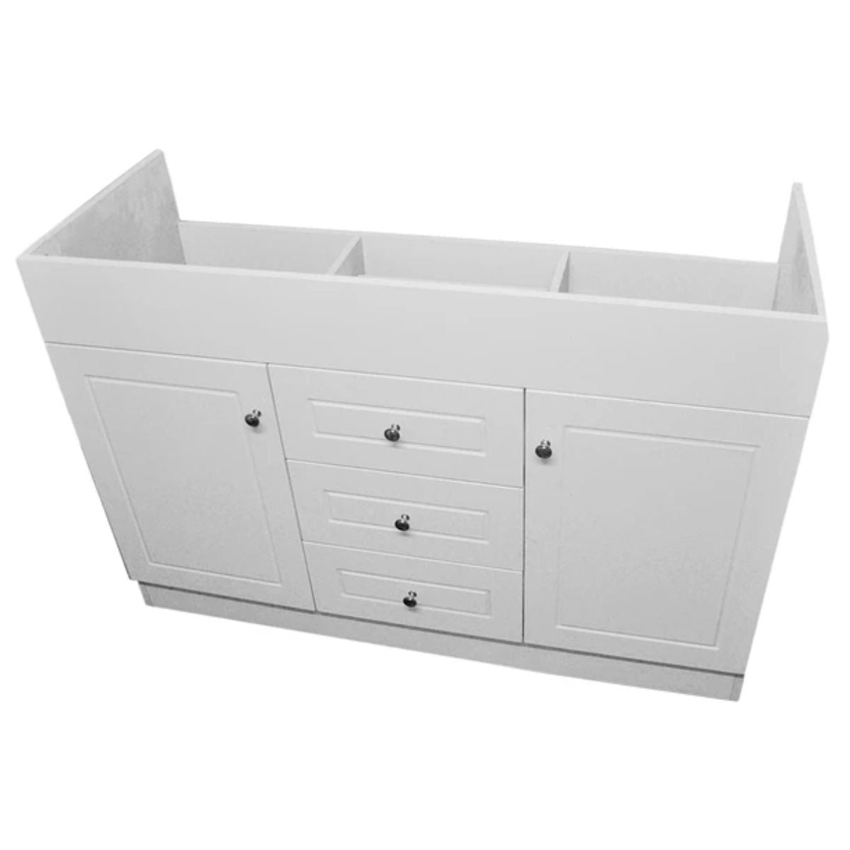 Kit Mueble + Vanitorio Blanco Doble 120x80x47cm