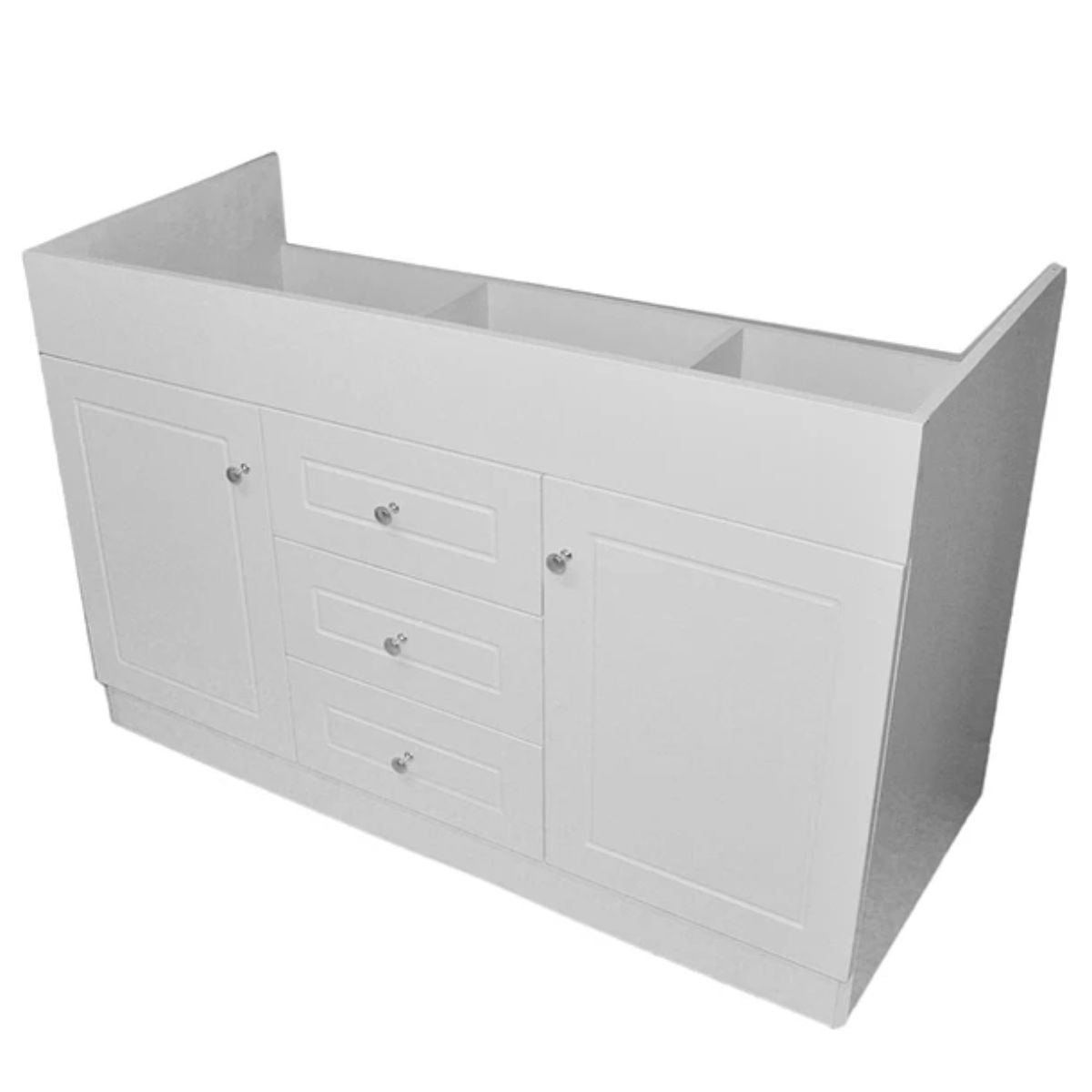 Kit Mueble + Vanitorio Blanco Doble 120x80x47cm