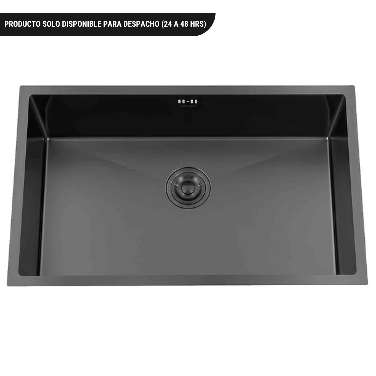 Lavaplatos Deluxe Bajo Cubierta 80x50 Plomo Incluye Accesorios
